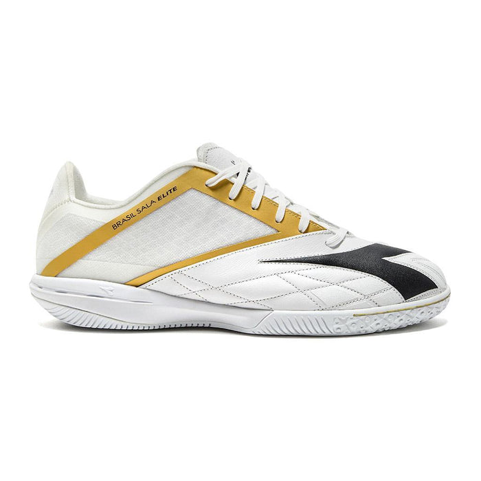 Diadora Indoor Masculino Futbol Brasil Sala Elite Id White/Black/Metallic Gold