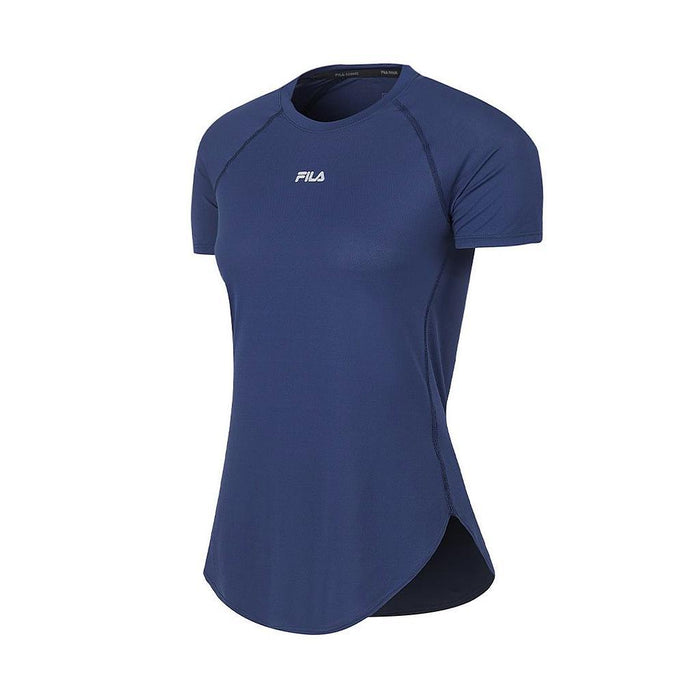 Fila Remeras Femenino Running Blouse Bio III Marinho Nautico