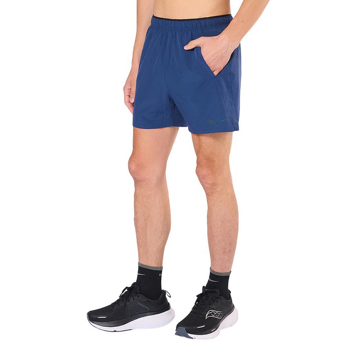 Saucony Shorts Masculino Running Outpace 2.5 Navy Blue