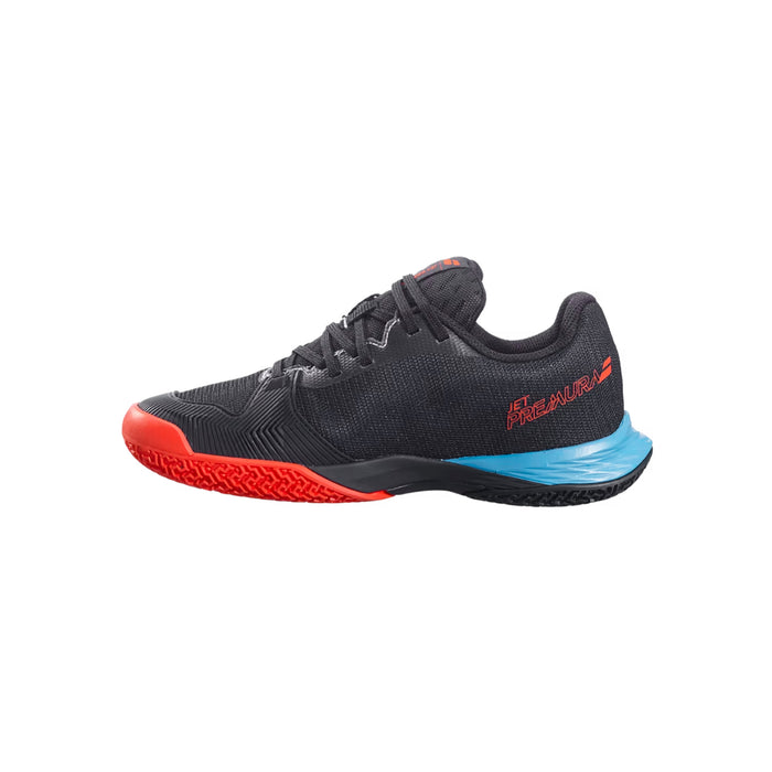 3J4F25A756-2019 BABOLAT CALZADOS DEPORTIVOS NIÑOS PADEL JET PREMURA 2 BLACK/TOMATO RED