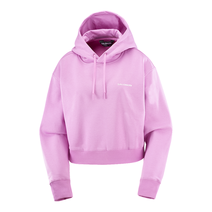 Salomon Canguros Femenino Running Salomon Logo Short Hd Cyclamen Pink