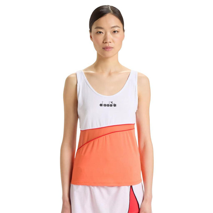 Diadora Camisillas Femenino Tenis L. Tank Icon Vermillion Orange