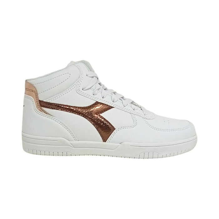 Diadora Lifestyle Femenino Moda Raptor Mid Crystal Wn White/Chestnut