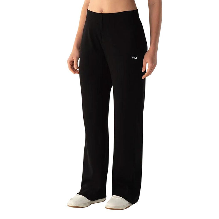 Fila Pantalones Femenino Moda Wide Essentials Rib Black