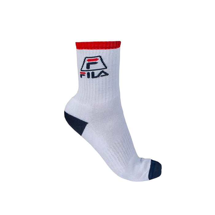 F23HT00058-518 FILA ACCESORIOS MODA MEDIAS UNISEX BASKET BLANCO/MARINO/ROJO