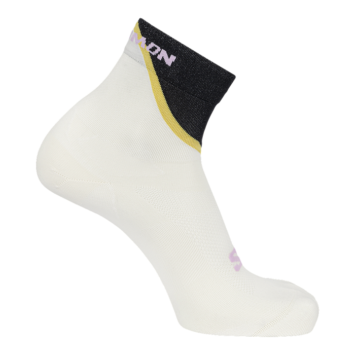 Salomon Medias Unisex Running Socks Pulse Ankle Vanilla Ice