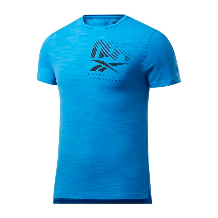 Reebok Remeras Masculino Ts Activchill Graphic Q3 Horizon Blue