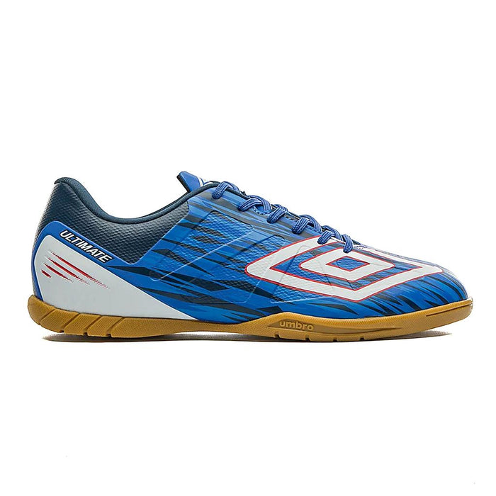 U01FB00236-324 Umbro Calzados Indoor Unisex Futbol Ultimate Dazzling BlueWhite/Rococco Red