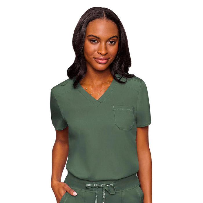 Uniforme MED COUTURE Femenino V-Neck Tuck In