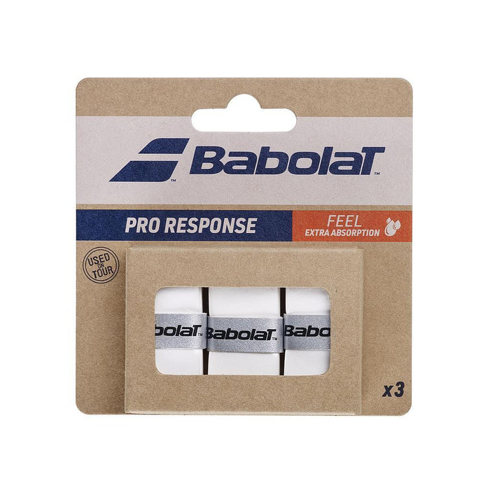 Babolat Grips Tenis Pro Response X 3 Blanco