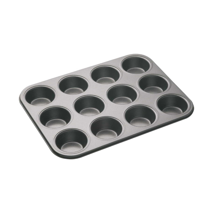 5028250135780 MASTERCLASS BAZAR MOLDE P/CUPCAKES ANTIADHERENTE 35X27CM 12 LUGARES