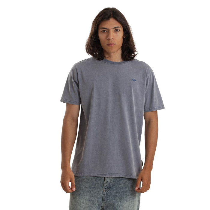Quiksilver Remeras Masculino Moda Basic Tee Azul
