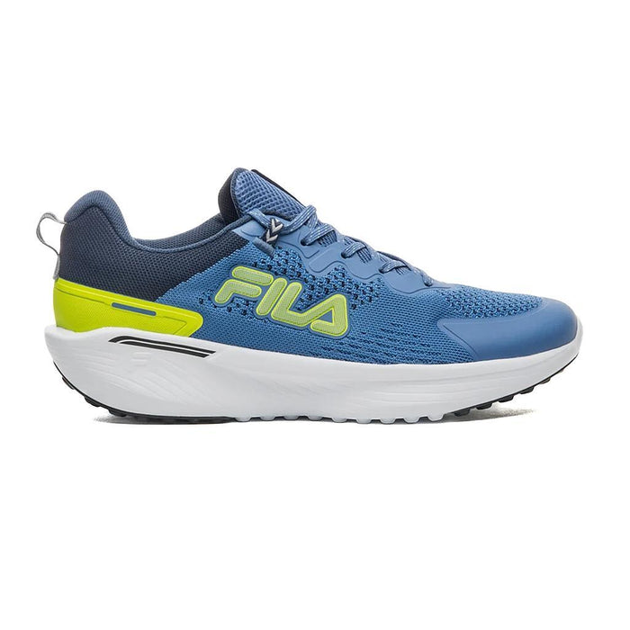 Fila Deportivos Masculino Running Duality 2 Federal Blue/Navy/Acid Lime
