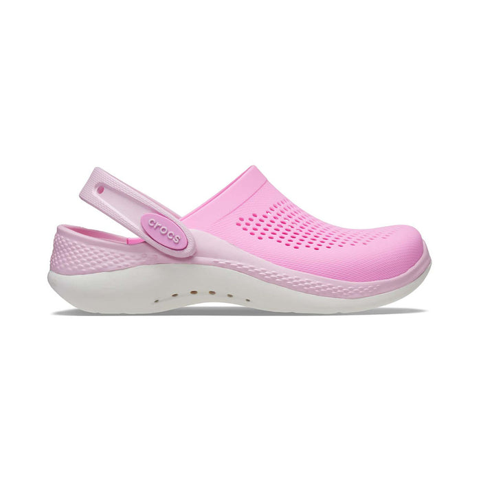 C2070216TL CROCS CALZADOS SANDALIA NIÑOS LITERIDE CLOG ROSA/GRIS/BLANCO