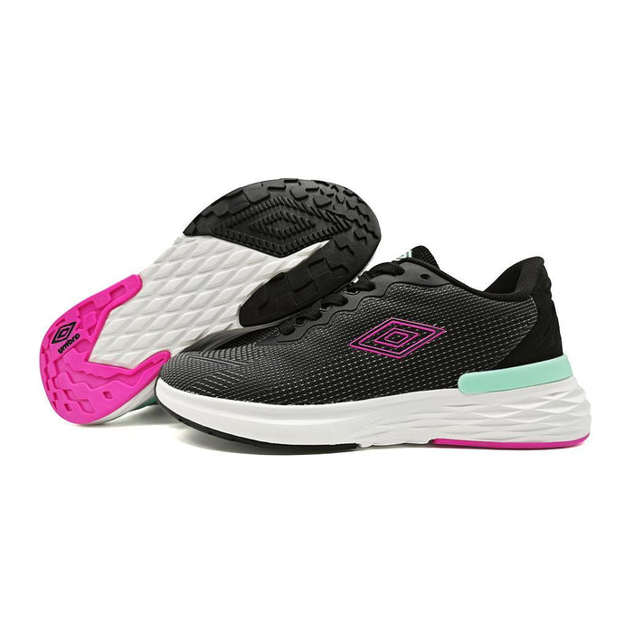 Umbro Lifestyle Femenino Moda Rhea Negro/Aqua/Fuxia