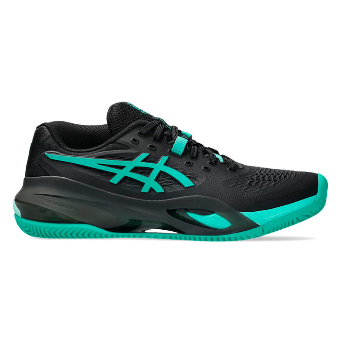 Asics Deportivos Masculino Tenis Gel Resolution X Clay Black/Aurora Green