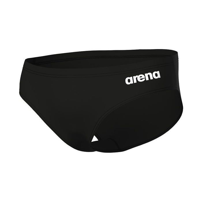 Arena Short de baño Masculino Natacion Team Swim Briefs Solid Black White