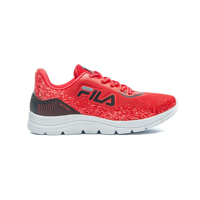 F04K000206398-6398 Fila Deportivos Niños Running Outfield Flame Scarlet/Black/Grey
