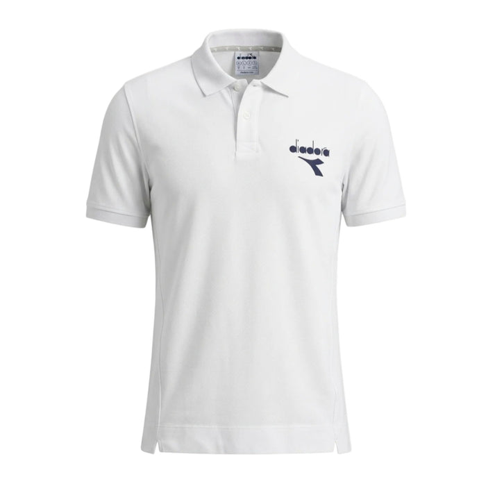 102.182895-20002 Diadora Prendas Remeras Masculino Moda Polo Ss Ess. Sports. Optical White