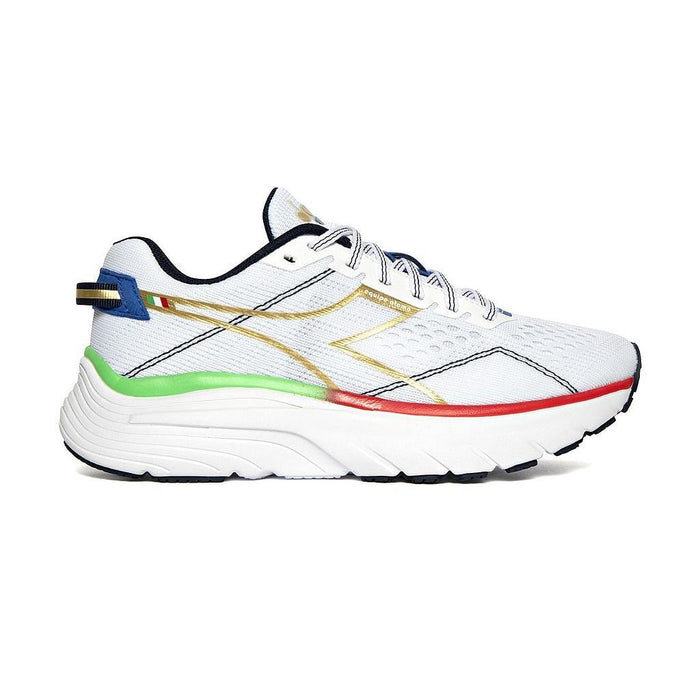 Diadora Femenino Running Equipe Atomo Blanco/Dorado