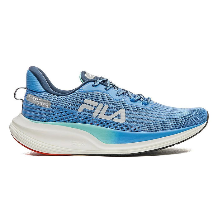 Fila Deportivos Masculino Running Racer Speedzone Pool Blue/Flame Scarlet