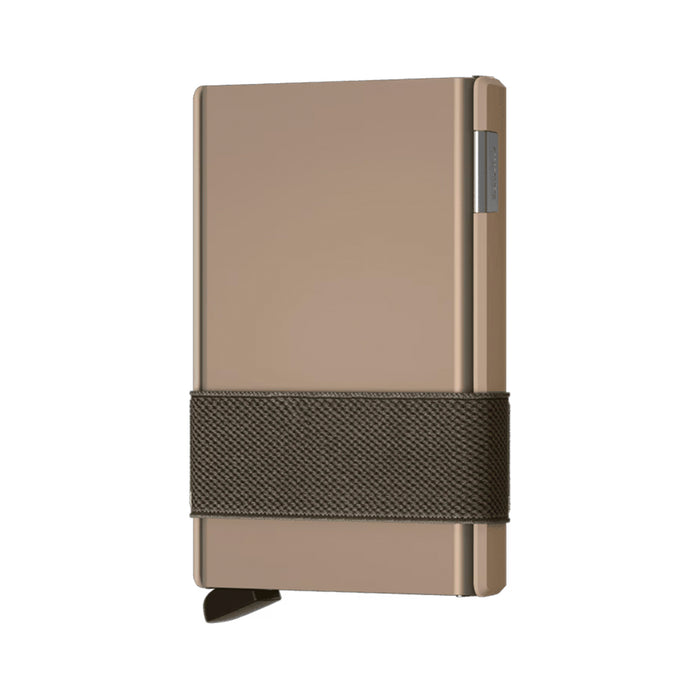 Billetera Secrid Cardslide slide + MoneyBand Desert