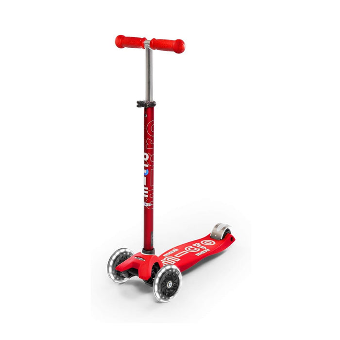 SCOOTER Maxi Micro Deluxe Red LED