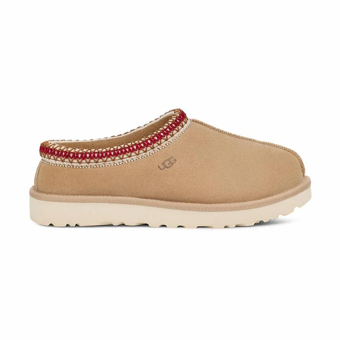 UGG Slipper Femenino Moda Tasman Sand/Dark Cherry