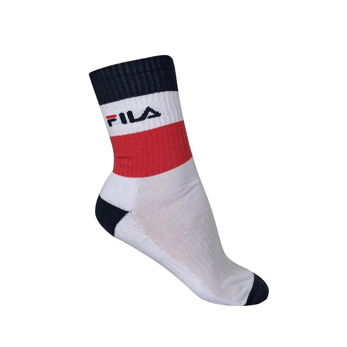 F23L00197-518 FILA ACCESORIOS MODA MEDIAS UNISEX DNA BLANCO/MARINO/ROJO