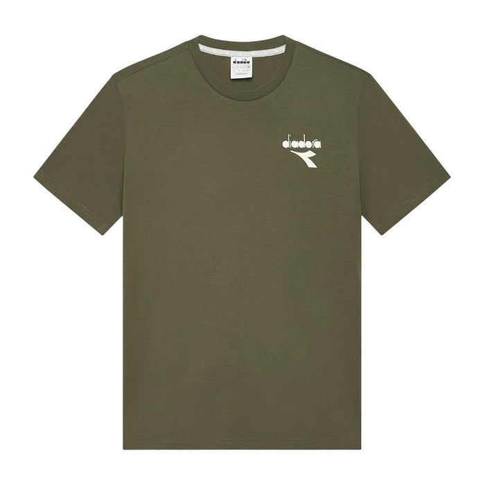102.181182-70229 DIADORA PRENDAS REMERAS MASCULINO MODA T-SHIRT SS ESS. SPORTS SL GREEN RIFLE