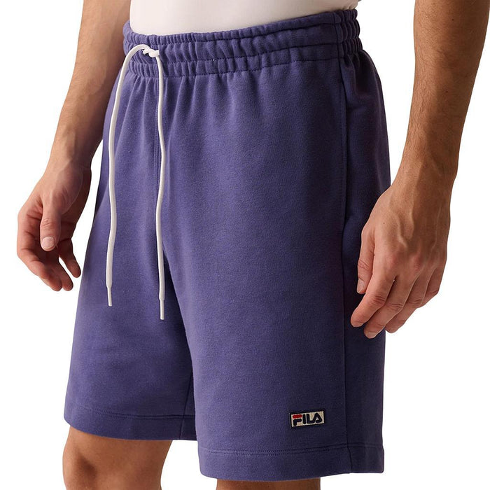 Fila Bermudas Masculino Moda Moletom Letter II Carbon Blue