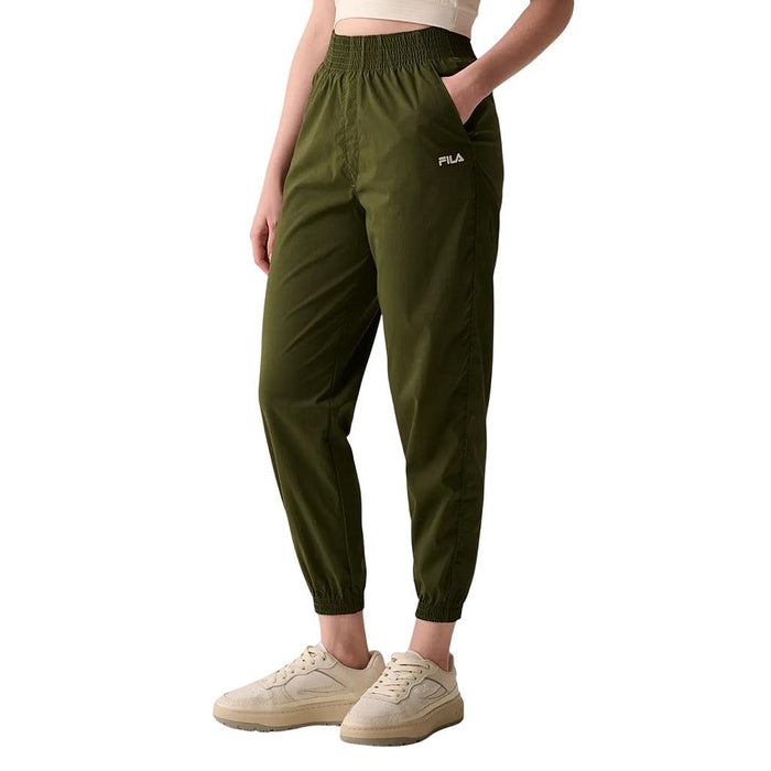 Fila Pantalones Femenino Moda Baggy Heritage Light Olive