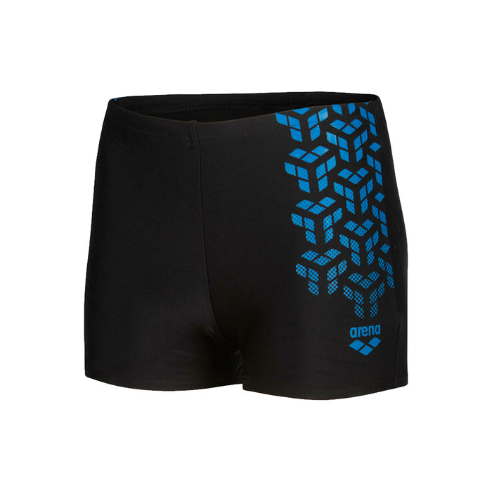 006720-580 ARENA PRENDAS SHORT DE BAÑO NIÑOS NATACION KIKKO V SWIM SHORT GRAPHIC BLACK BLUE CHINA