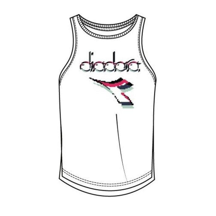 Diadora Camisillas Femenino Running L. Tank Ess. Sports Optical White