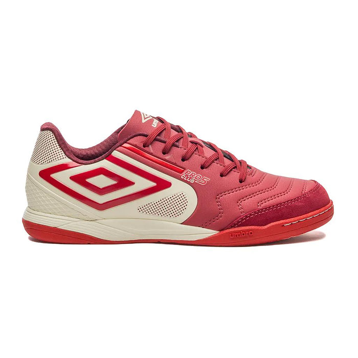 Umbro Indoor Unisex Futbol Pro 5 Bump Club Scooter/White Asparagus/Red