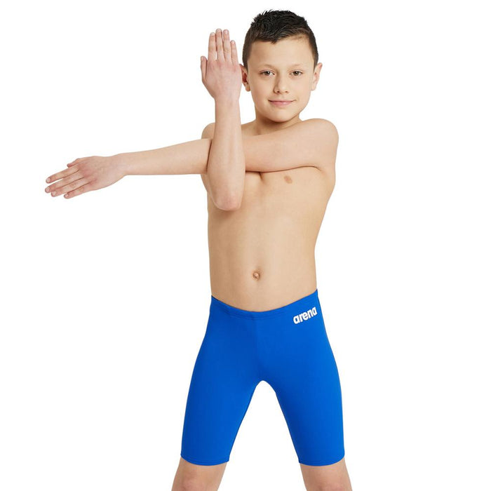 004772-720 Arena Short de baño Niños Natacion Team Swim Jammer Solid Royal White