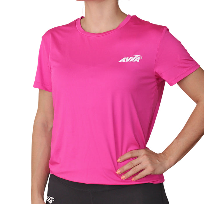Avia Remeras Femenino Training Cristal Fuchsia