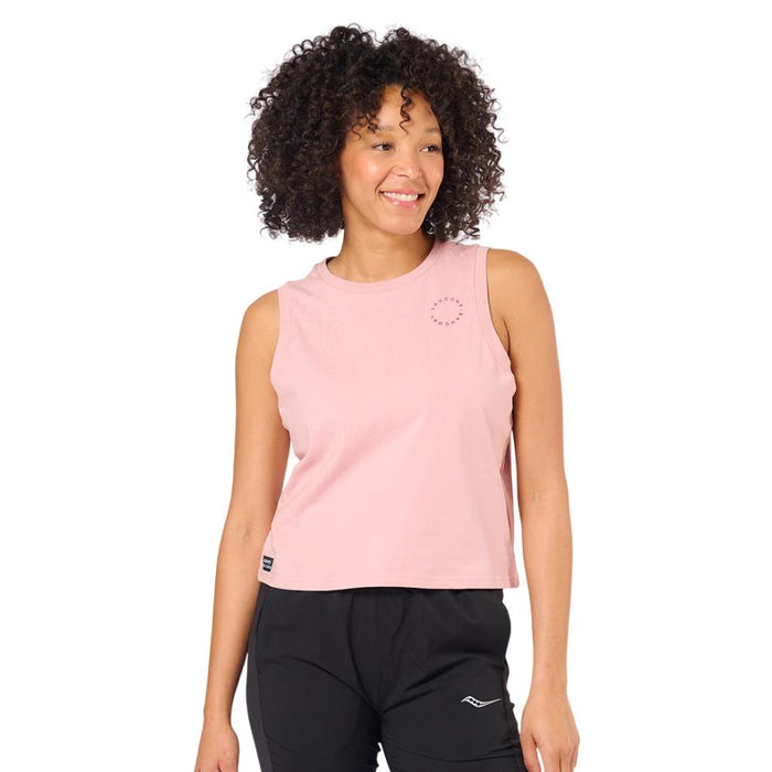 Saucony Musculosas Femenino Moda Recovery Tank Rose