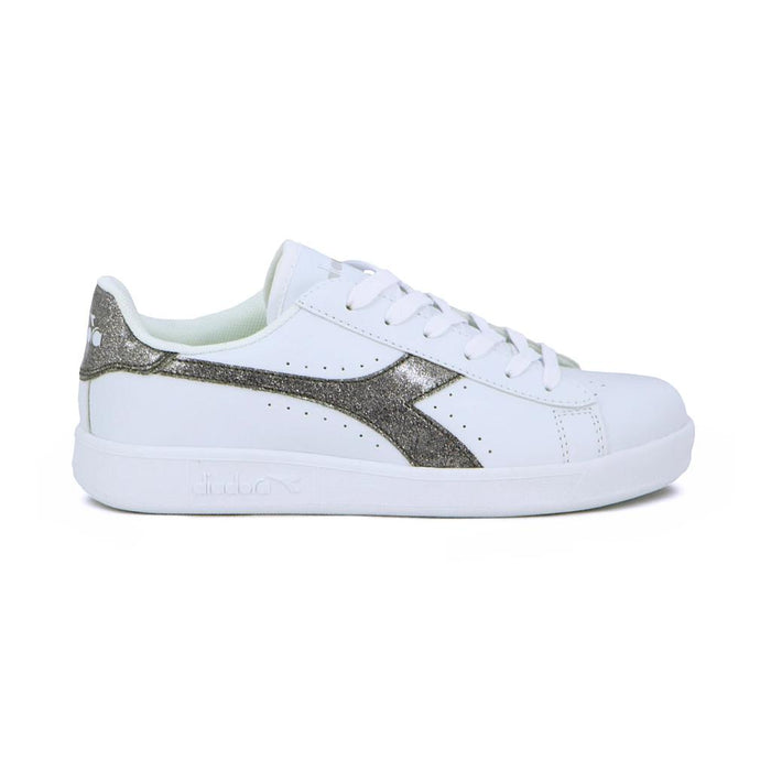 Diadora Lifestyle Niños Moda Knock On L 328 White/Silver Glitter