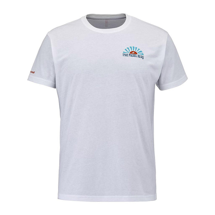 Babolat Remeras Masculino Padel Perf Cotton Tee White/White