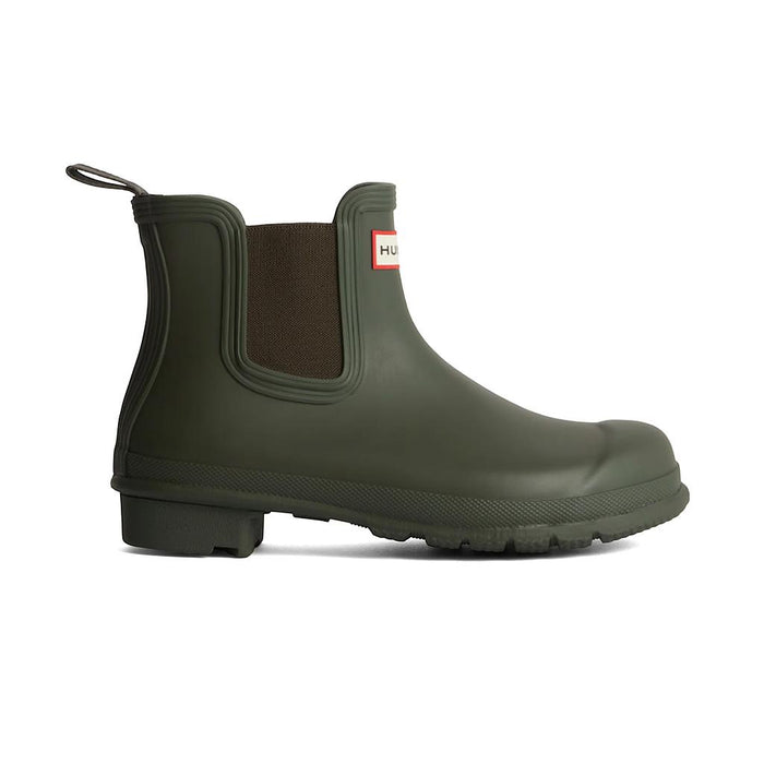 Hunter Botas Femenino Moda Original Chelsea Boot Oliva