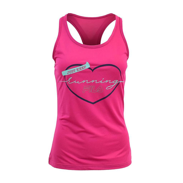 Fila Musculosas Femenino Running T22165 Fuchsia Rose/Aruba Blue/Fila Navy