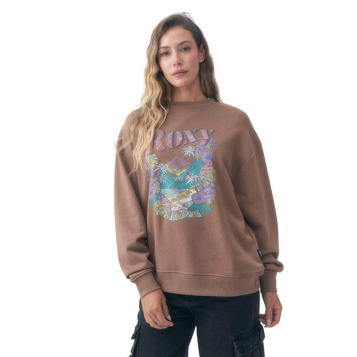 Roxy Sueters Femenino Moda Juli Brown