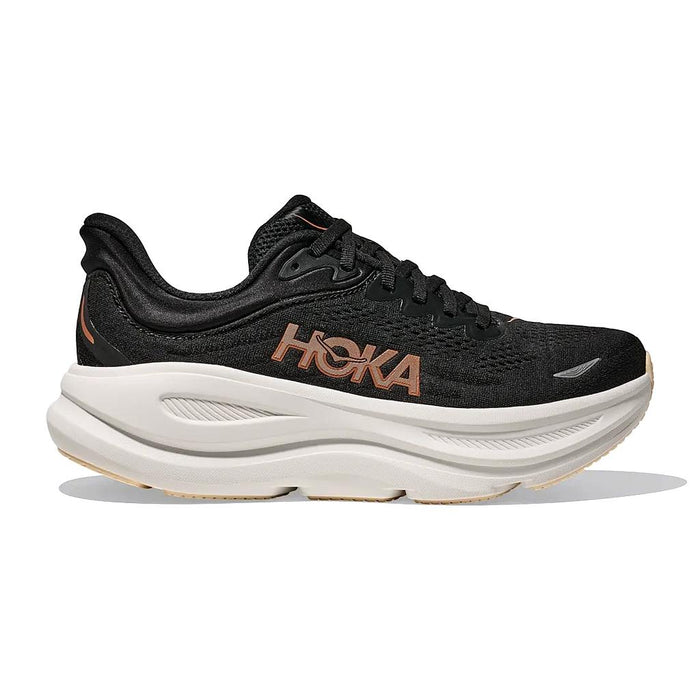 1162012-BRGL HOKA CALZADOS DEPORTIVOS FEMENINO RUNNING BONDI 9 BLACK/ROSEGOLD