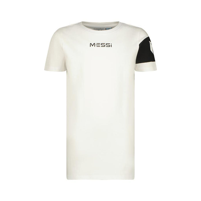 Messi Remeras Niños Moda Neros Real White