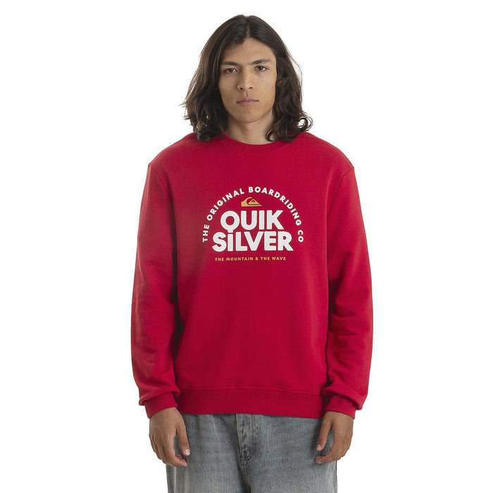 Quiksilver Sueters Masculino Moda Fundamental Ride Red