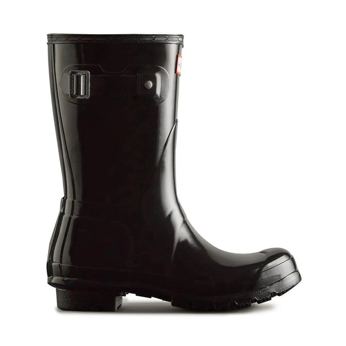 Hunter Botas Femenino Moda Original Short Gloss Black