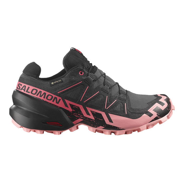 Salomon Deportivos Femenino Trail Running Speedcross 6 Gtx Nine Iron/Black/Flamingo
