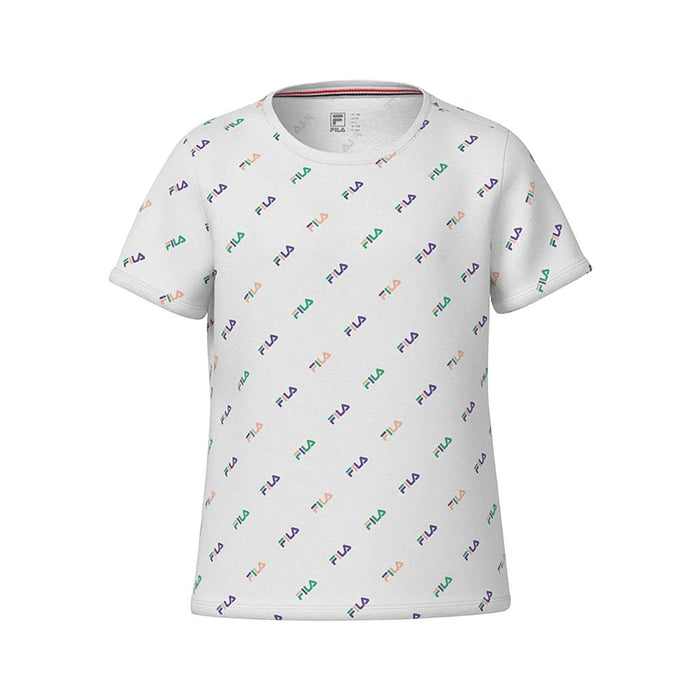 Fila Remeras Niños Moda Full Printed White