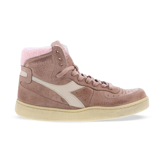 Diadora Lifestyle Femenino Moda Mi Basket Shearling Wn Brown Roebuck